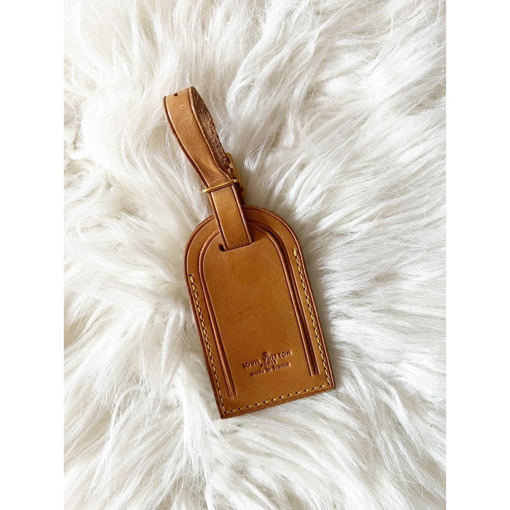 Louis Vuitton Vachetta Leather Luggage Name Tag